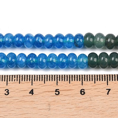 Gefärbt natürlichen weißen Jade Perlen Stränge&nbsp;G-Z135-C02-1