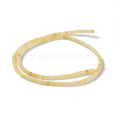 Hilos de abalorios de jade blanco natural&nbsp;G-Q008-A01-01D-1
