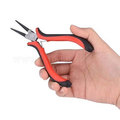 China Factory 5 inch Polishing Carbon Steel Jewelry Pliers, Round Nose Pliers,  for Jewelry Making Supplies, 125mm 125mm in bulk online 