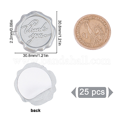 Wholesale Adhesive Wax Seal Stickers 