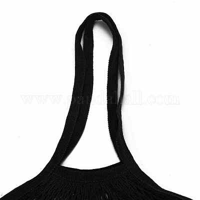 Lot De 5 Sacs Filet Coton Bio Réutilisables – Grand Format Chic Avec Longues Poignées, Zéro Déchet Courses & Plage