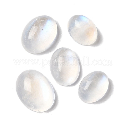 Natürliche Regenbogen-Mondstein-Cabochons&nbsp;G-NH0026-01A-1