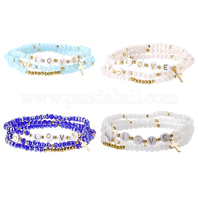 4 mm Bead Bracelets 4 Colors Available