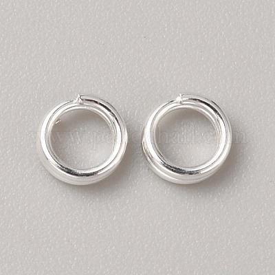 925 geteilte Biegeringe aus Sterlingsilber&nbsp;FIND-WH0422-38A-1