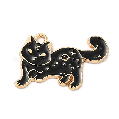 Pendentifs d'émail en alliage&nbsp;ENAM-D058-02A-G-1