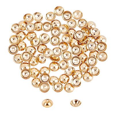 Shop UNICRAFTALE About 80pcs Apetalous Spacer Bead Caps Stainless Steel Bead  Cap Spacers Golden End Cap Jewelry Making Metal Bead Caps for Bracelet  Necklace Jewelry Making 6mm Diameter for Jewelry Making 