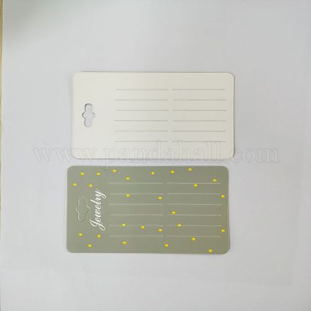 Бумажные резинки для волос дисплей карты DIY-WH0209-41A-1