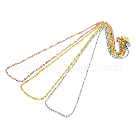 Унисекс 304 из нержавеющей стали кабельные цепи ожерелья STAS-O037-83-1