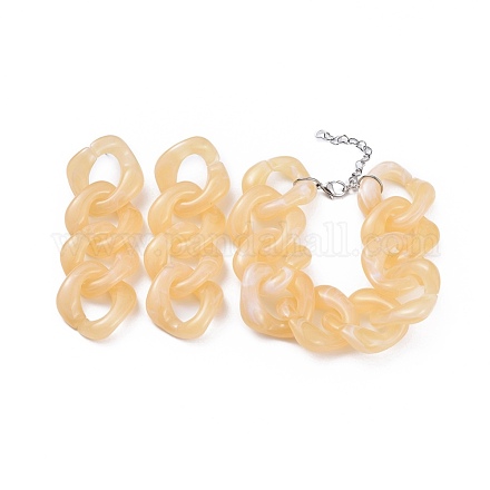 (vente d'usine de fêtes de bijoux) ensembles de bijoux de boucles d'oreilles et de bracelets SJEW-JS01037-01-1