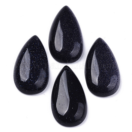 Synthetic Blue Goldstone Cabochons G-N326-72L-1