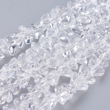 Chapelets de perles en verre transparente   EGLA-J145-6mm-NB01-1