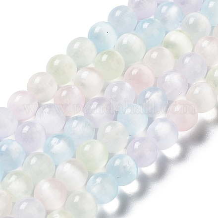 Brins de perles de sélénite naturelles G-D071-01A-1