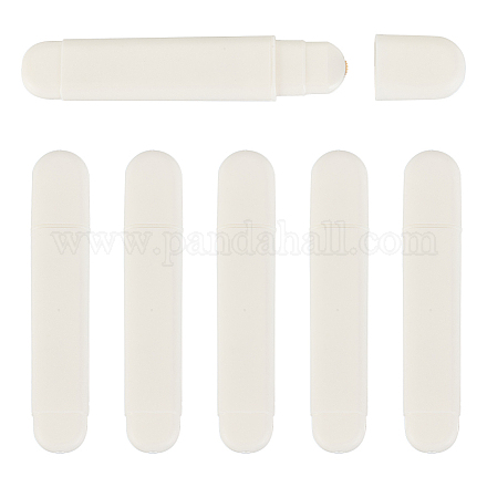 Olycraft 6pcs marqueurs de tissu de craie pour coudre style stylo marqueurs de craie de tissu lavables marqueur de craie de couture blanche tailleurs craie fournitures de couture outils pour tissu marquage artisanal détaillé AJEW-WH0312-62-1