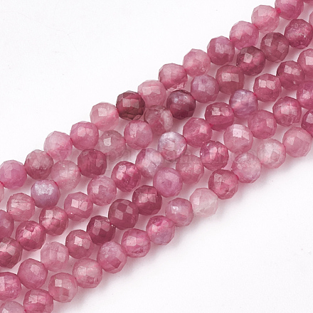 Chapelets de perles en tourmaline naturelle G-T107-15-1