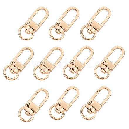 30 Pcs Gold Lobster Claw Clasps Keychain for Jewelry Making,Metal Lobster  Clasp Swivel Trigger Clips with Swivel Clasps Hook Clips Flat Split  Keychain