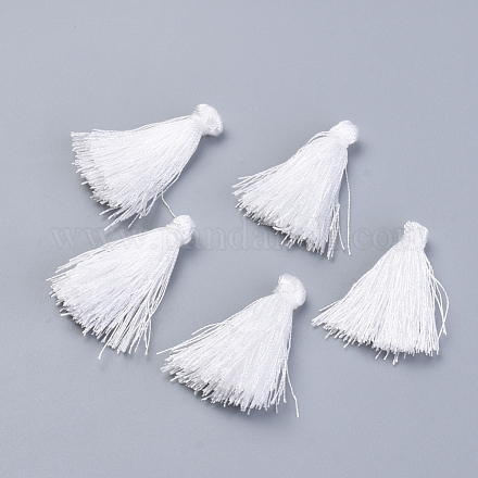 Décorations de pendentif pompon en polyester FIND-S260-C01-1