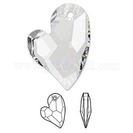 Diamantes de imitación de cristal austriaco 6261-17mm-001(U)-1