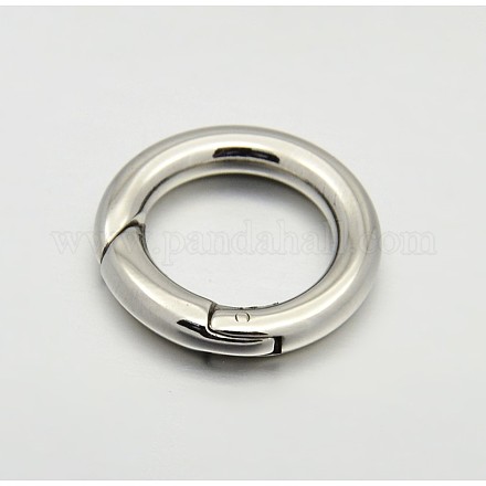 Ring Smooth 304 Stainless Steel Spring Gate Rings STAS-E073-06-C-1