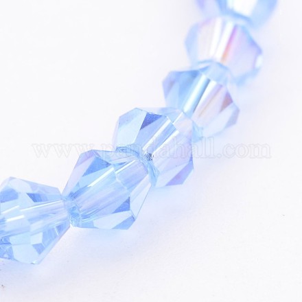 Glasperlen Stränge LS-GB4mm22Y-AB-1