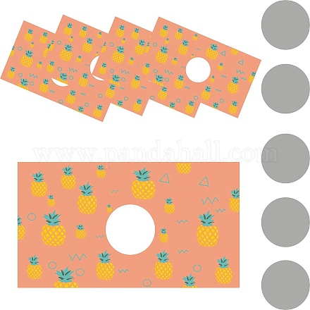 Craspire 120 feuilles rectangle recouvert de film à gratter cartes de récompense DIY-CP0006-93D-1