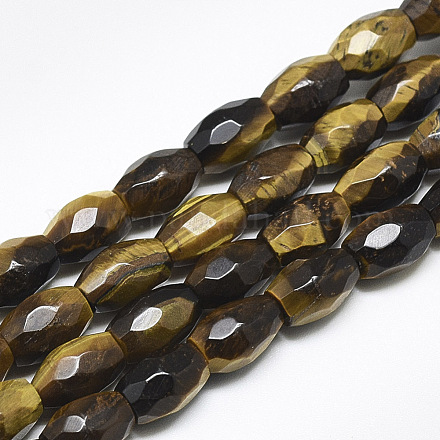 Natural Tiger Eye Beads Strands G-S357-A01-1