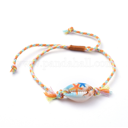 Bracelets de perles tressées réglables BJEW-JB05152-03-1