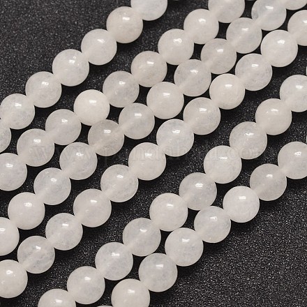 Chapelets de perles en jade de Malaisie naturelle G-A146-8mm-A29-1