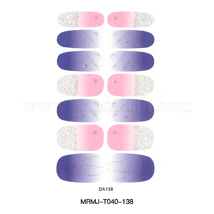 Nagelkunstaufkleber der vollen Abdeckung MRMJ-T040-138-1