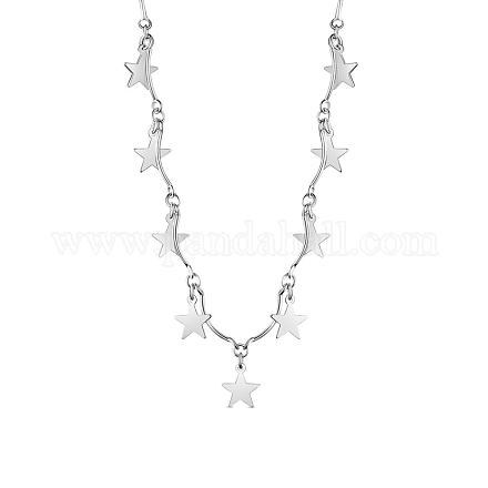 Ожерелье Shegrace из стерлингового серебра 925 пробы с родиевым покрытием для женщин JN704A-1