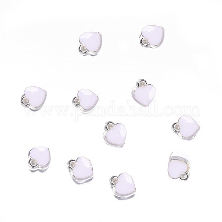 Aleación de zinc con accesorios de encantos de joyería de esmalte ENAM-TAC0007-12B-1