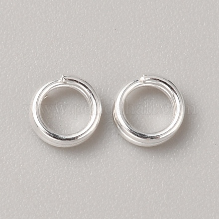 925 geteilte Biegeringe aus Sterlingsilber&nbsp;FIND-WH0422-38A-1