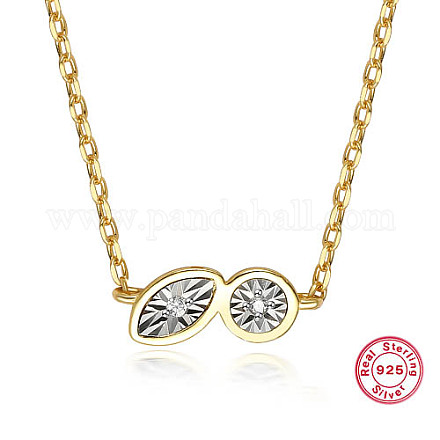 925 Sterling Silver Leaf Pendants Necklaces PL0303-1