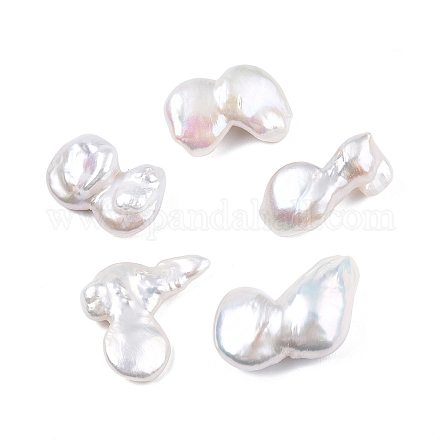 Perlas barrocas naturales barrocas PEAR-N020-L14-1