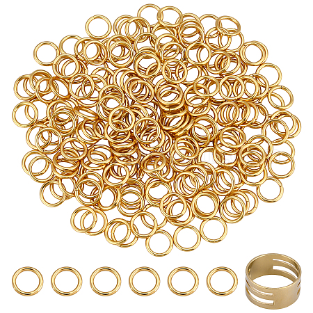 Shop DICOSMETIC 200pcs 5mm 304 Stainless Steel Open Jump Rings Golden  Chainmaille Rings Circle Clasp Connecting Rings with Opening Tool for Jewelry  Making for Jewelry Making - PandaHall Selected