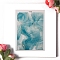 Polymer Clay Earrings Water Transfer Paper, Clay Pendant Decoration, Water Soluble Stickers, Teal, 138x95mm
