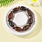 Natural Agate BeadStretch Bracelets, Dyed & Heated, Barrel, Inner Diameter: 2-1/4 inch(5.8cm)