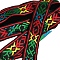 7M Ethnic Style Polyester Jacquard Ribbon, Garment Accessories, Flower, 1 inch(25mm), about 7.66 Yards(7m)/Roll