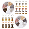 Iron Beads, Rondelle, Mixed Color, 240pcs