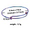Adjustable Expandable 304 Stainless Steel Bangles for Women