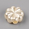 Opaque Acrylic Beads, Flower, Wheat, 13x6mm, Hole: 2.5mm