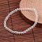 Glass Beaded Stretch Bracelets, Clear, Inner Diameter: 1-3/4 inch(4.6cm)