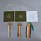 DIY Embroidery Kits, Including Printed Cotton Fabric, Embroidery Thread & Needles, Plastic Embroidery Hoop, 300x304x0.5mm, Thread: 21 colors