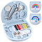 SUNNYCLUE 2Pcs Mini Sewing Kit Bulk Travel Sewing Set Plastic Mini Sewing Supplies with Sewing Tools Portable Emergency Rainbow Repair Sewing Kit Accessories for DIY Sewing Crafts Travel Beginner