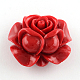 Dyed Flower Synthetical Coral Pendants CORA-R011-03A-1