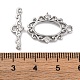Латунные застежки-молнии из прозрачного кубического циркония KK-S403-17P-4