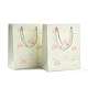 Rectangle with Flower Pattern Paper Bags CARB-F008-01C-1