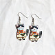 Boucles d'oreilles pendantes en acrylique pour Pâques&nbsp;FS-WG38FCF-03-1
