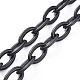 Colliers de chaîne de câble en plastique ABS personnalisés NJEW-JN03310-02-3