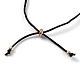Bracelets coulissants réglables en cordon de polyester BJEW-H540-A09-G-3