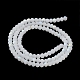 Chapelets de perles en verre imitation jade EGLA-A034-J4mm-MB05-4